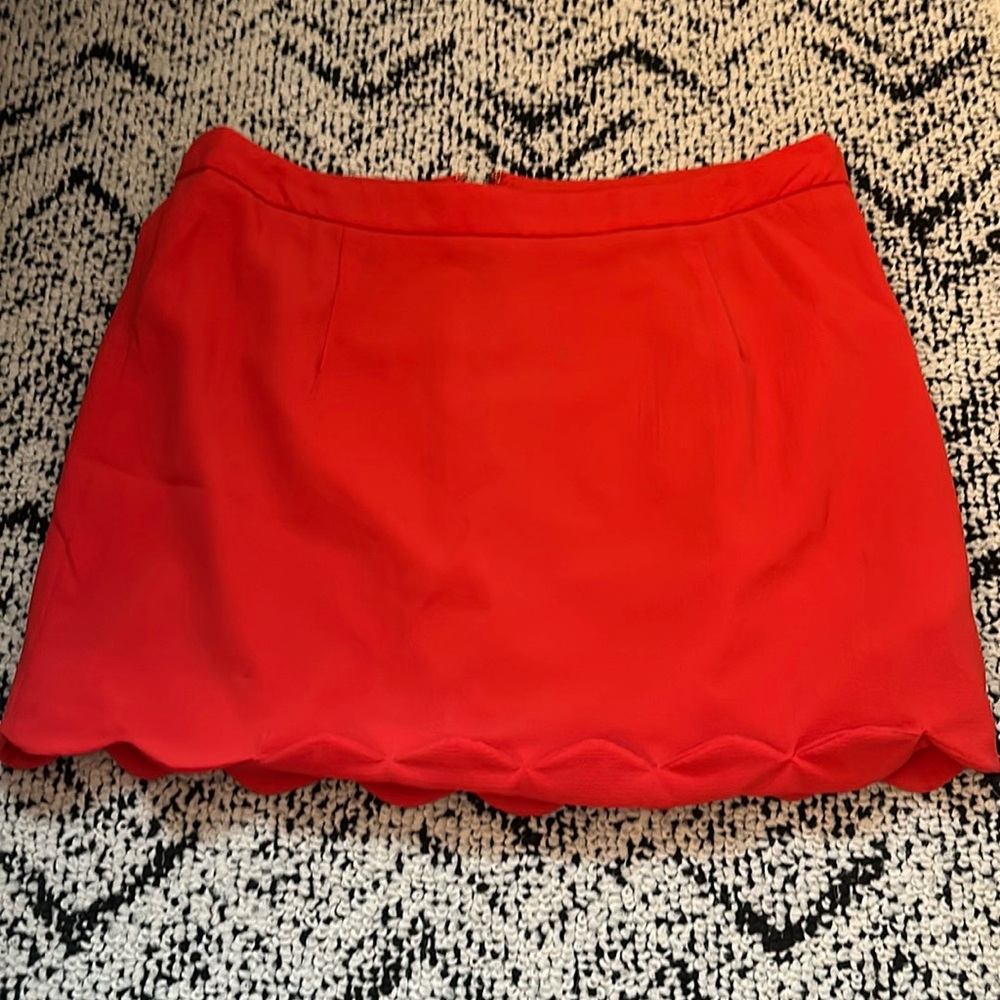 Red mini skirt perfect for day or night